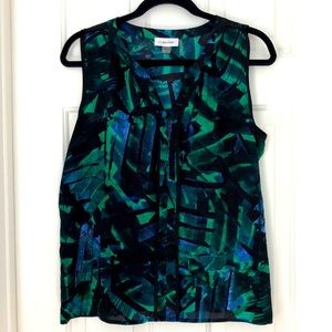 NWOT Calvin Klein sleeveless blouse